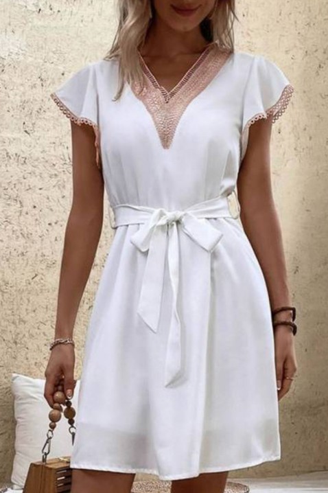 Sukienka TAFILIA, Kolor : biały, IVET.PL - Modna odzież