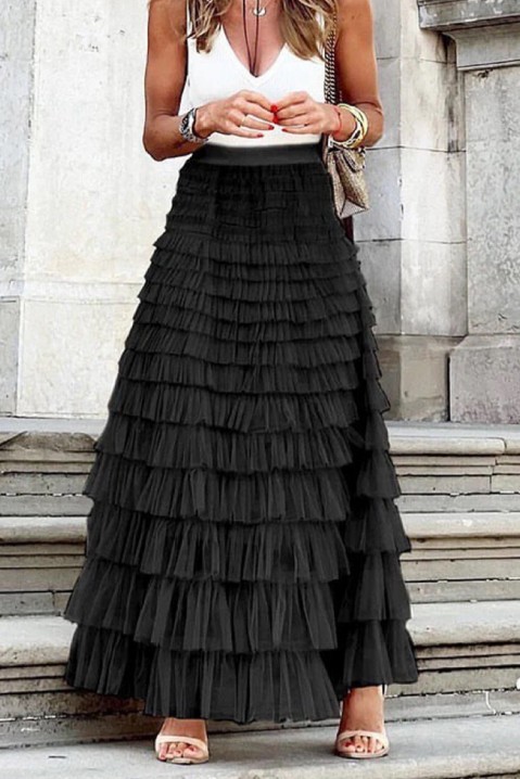 Spódnica ASELIKA BLACK, Kolor : czarny, IVET.PL - Modna odzież