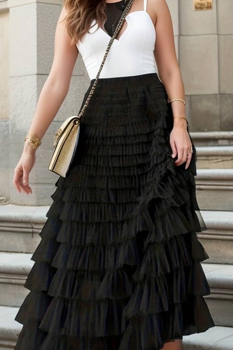 Spódnica ASELIKA BLACK, Kolor : czarny, IVET.PL - Modna odzież