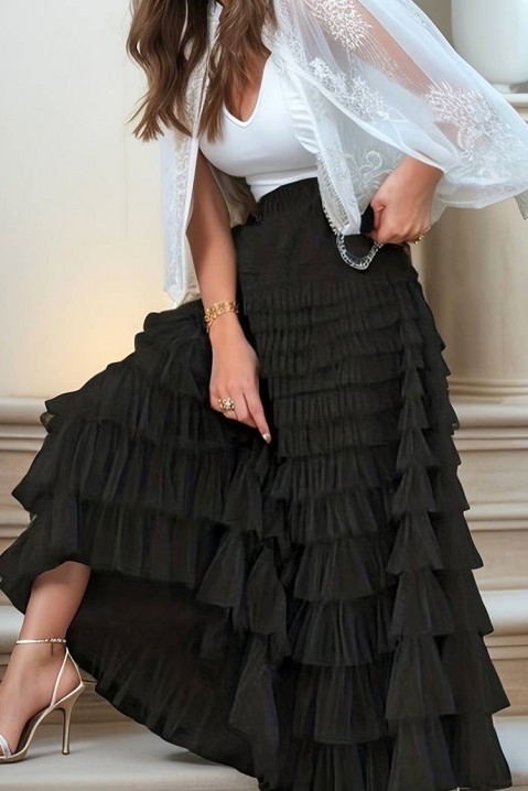 Spódnica ASELIKA BLACK, Kolor : czarny, IVET.PL - Modna odzież