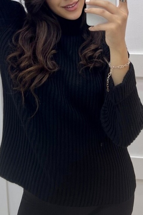 Sweter PRALOMA BLACK, Kolor : czarny, IVET.PL - Modna odzież