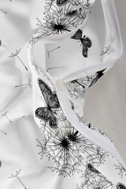 Komplet pościeli BORBELHA 200 x 220 cm satyna bawełniana, Kolor : biały, IVET.PL - Modna odzież