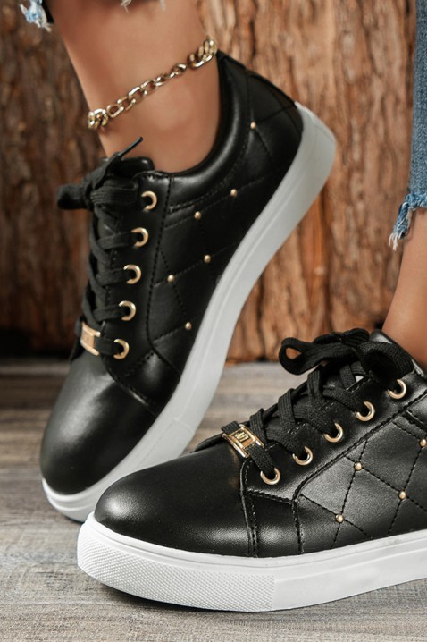 Sneakersy JEKALMA BLACK, Kolor : czarny, IVET.PL - Modna odzież