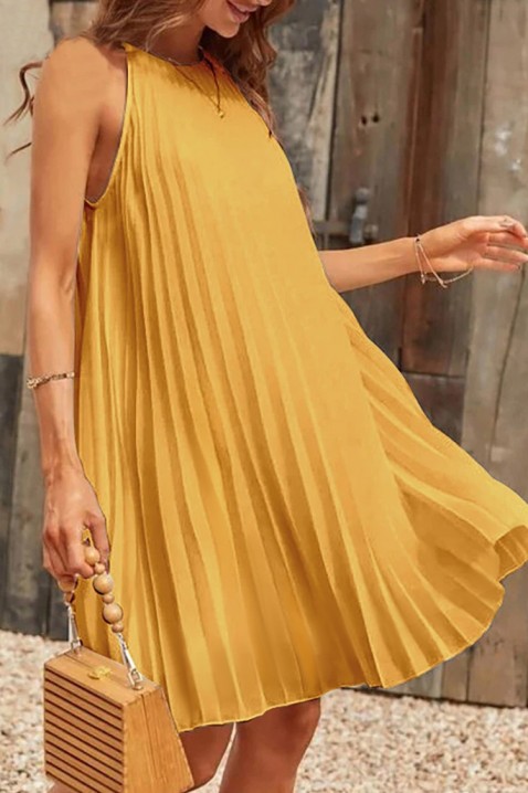 Sukienka RAMORERA YELLOW, Kolor : żółty, IVET.PL - Modna odzież