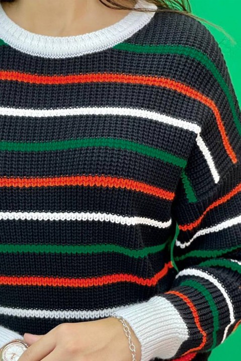 Sweter DESVORA BLACK, Kolor : wielokolorowy, IVET.PL - Modna odzież