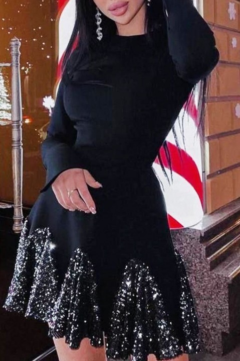 Sukienka DEFENDA, Kolor : czarny, IVET.PL - Modna odzież
