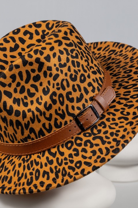 Kapelusz fedora PERELA MUSTARD, Kolor : musztardowy, IVET.PL - Modna odzież