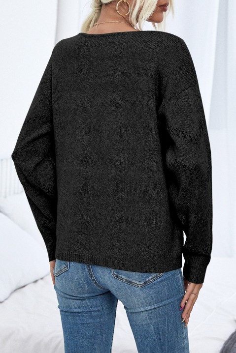 Sweter RALINESA BLACK, Kolor : czarny, IVET.PL - Modna odzież