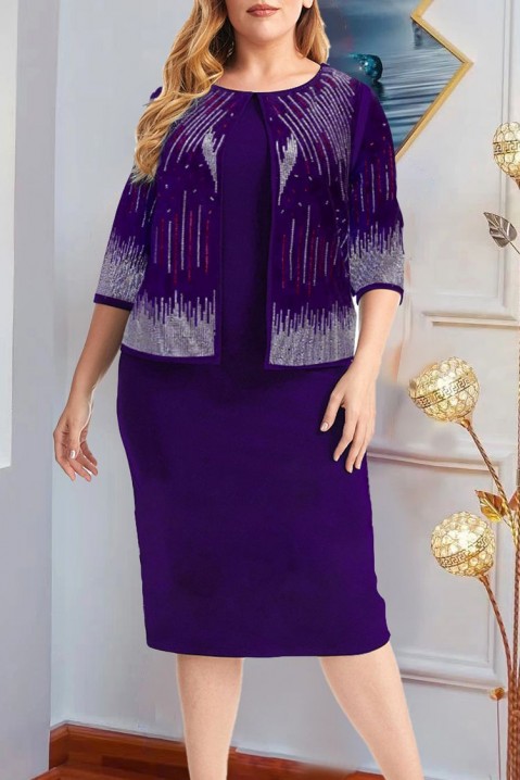 Sukienka JEROMALA PURPLE, Kolor : fioletowy, IVET.PL - Modna odzież