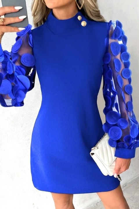 Sukienka RINGOLA BLUE, Kolor : czerwony,chabrowy, IVET.PL - Modna odzież