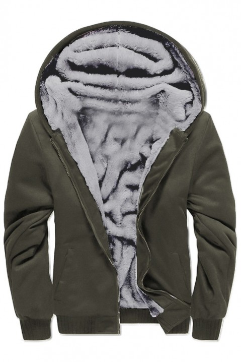 Bluza męska ROB KHAKI, Kolor : khaki, IVET.PL - Modna odzież