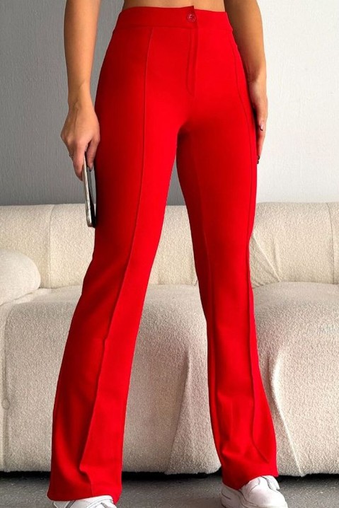 Spodnie LEOTINA RED, Kolor : czerwony, IVET.PL - Modna odzież