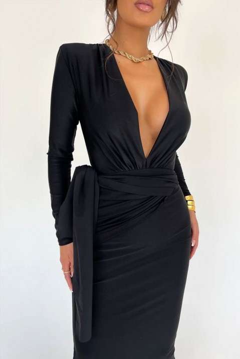 Sukienka LEONETA BLACK, Kolor : czarny, IVET.PL - Modna odzież