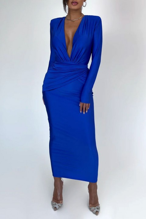 Sukienka LEONETA BLUE, Kolor : chabrowy, IVET.PL - Modna odzież