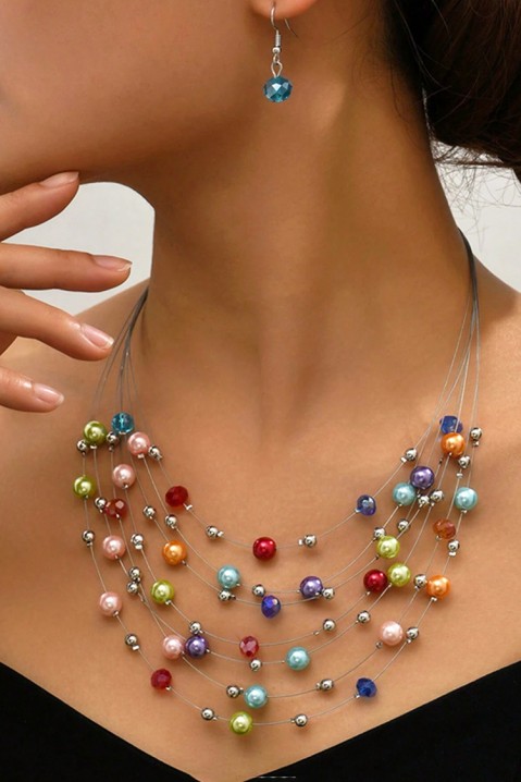 Komplet biżuterii DORBELMA, Kolor : wielokolorowy, IVET.PL - Modna odzież