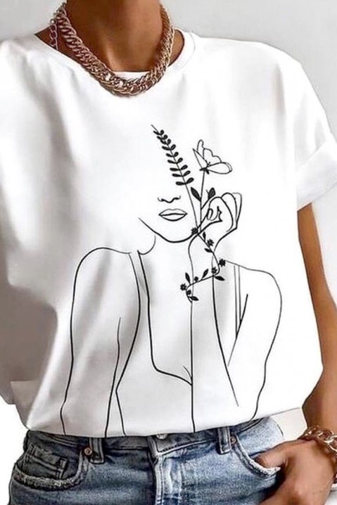 T-shirt BERILNA WHITE