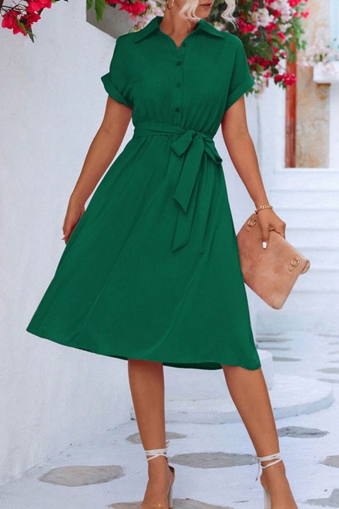 Sukienka MELINTA GREEN, Kolor : zielony, IVET.PL - Modna odzież