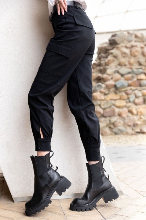Spodnie BOLIARA BLACK, Kolor : czarny, IVET.PL - Modna odzież