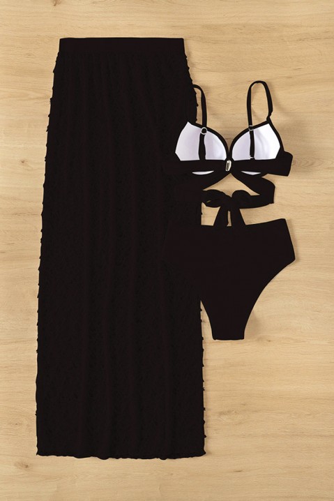 Komplet plażowy EROLEADA BLACK, Kolor : czarny, IVET.PL - Modna odzież