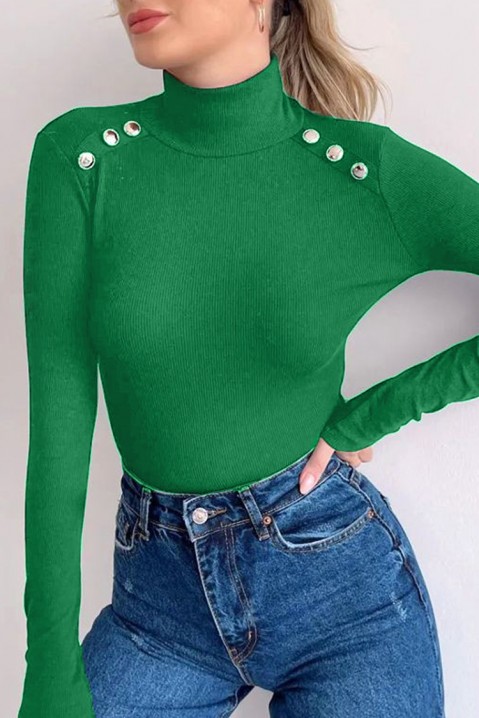 Bluzka KOLSIETA GREEN, Kolor : zielony, IVET.PL - Modna odzież