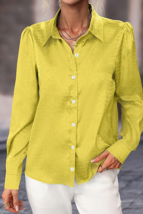 Koszula SATORFA LIME, Kolor : limonkowy, IVET.PL - Modna odzież