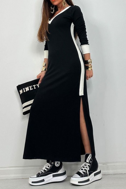 Sukienka BONSALA, Kolor : czarny z białym, IVET.PL - Modna odzież