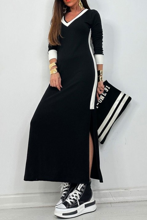 Sukienka BONSALA, Kolor : czarny z białym, IVET.PL - Modna odzież