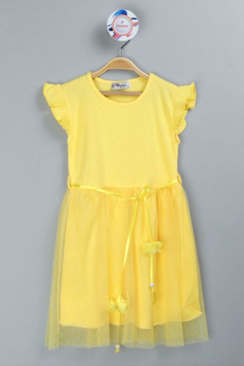 Sukienka ADOREMI, Kolor : żółty, IVET.PL - Modna odzież