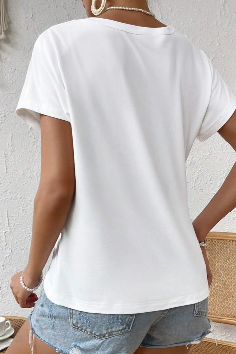 T-shirt GRENODA, Kolor : biały, IVET.PL - Modna odzież