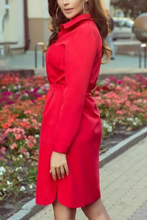 Sukienka PANTENA, Kolor : czerwony, IVET.PL - Modna odzież