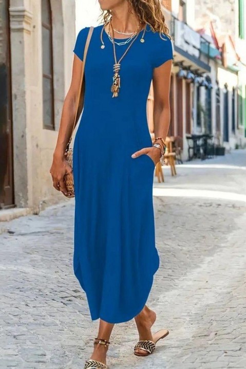 Sukienka DELSENA BLUE, Kolor : chabrowy, IVET.PL - Modna odzież