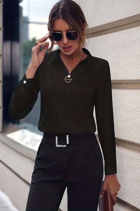 Koszula LENALDA BLACK, Kolor : czarny, IVET.PL - Modna odzież