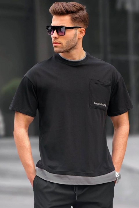 T-shirt KRISANO BLACK, Kolor : czarny, IVET.PL - Modna odzież