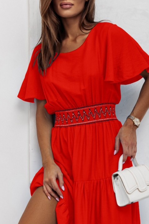 Sukienka DELISELA RED, Kolor : czerwony, IVET.PL - Modna odzież