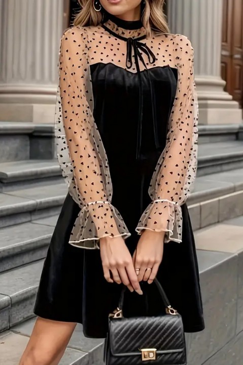 Sukienka FINOLPERA, Kolor : czarny, IVET.PL - Modna odzież