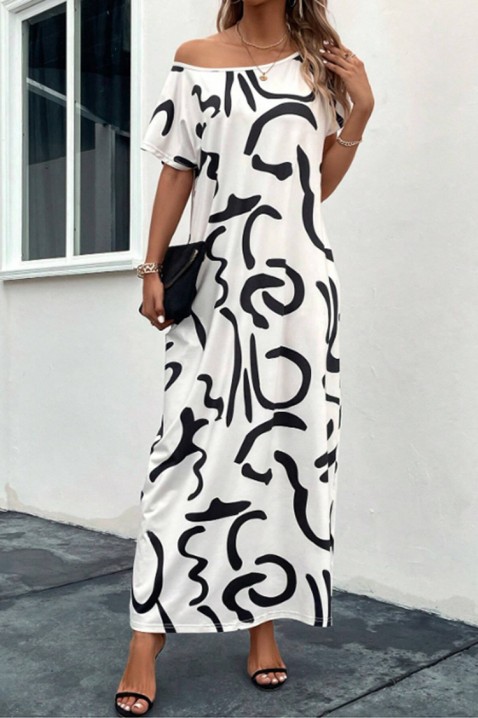 Sukienka BLIDERFA, Kolor : czarny z białym, IVET.PL - Modna odzież