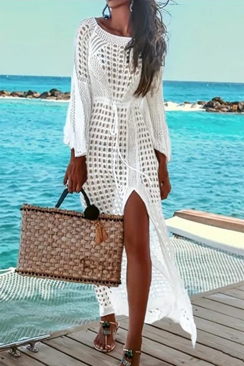 Sukienka plażowa HIPERLA, Kolor : biały, IVET.PL - Modna odzież