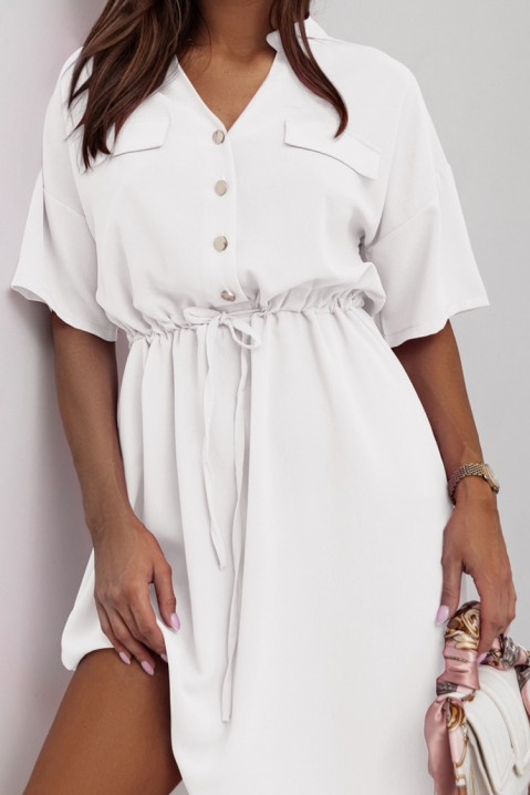 Sukienka BLENIRFA WHITE, Kolor : biały, IVET.PL - Modna odzież