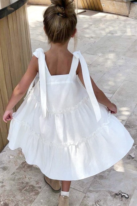 Sukienka SONSILDA WHITE, Kolor : biały, IVET.PL - Modna odzież
