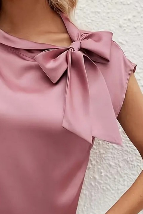 Bluzka ROLTINDA PUDRA, Kolor : pudrowy róż, IVET.PL - Modna odzież