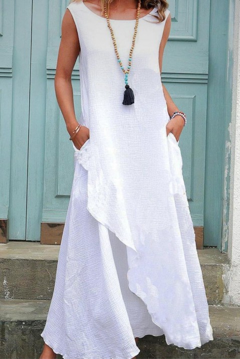 Sukienka ZARMEONA, Kolor : biały, IVET.PL - Modna odzież