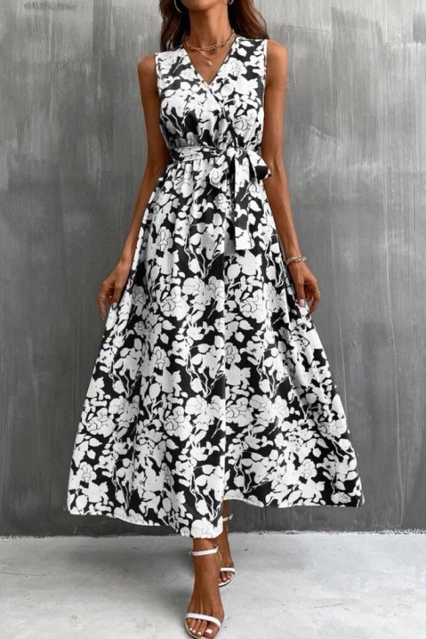 Sukienka KASANERA WHITE, Kolor : czarny z białym, IVET.PL - Modna odzież