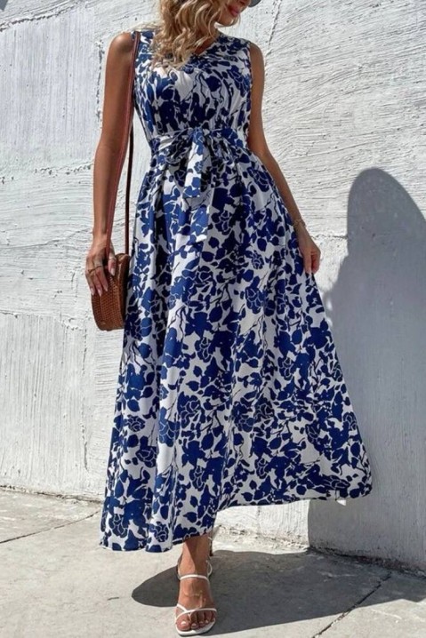 Sukienka KASANERA BLUE, Kolor : granatowy z białym, IVET.PL - Modna odzież