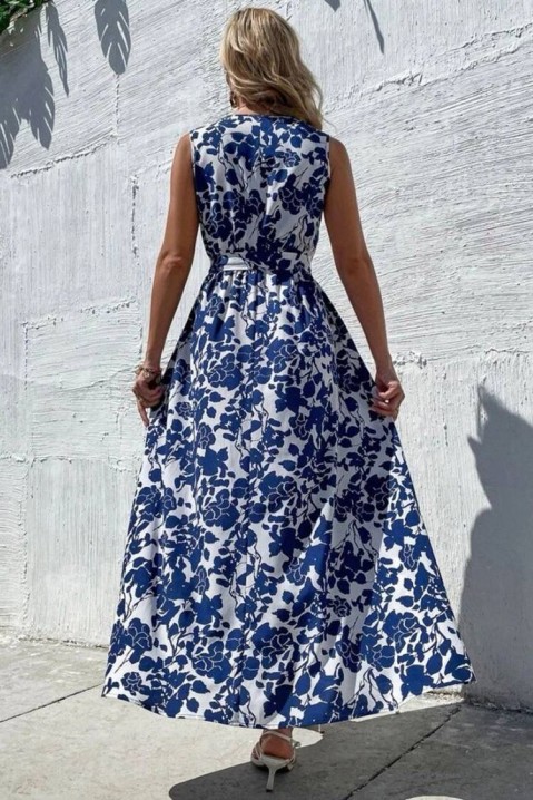 Sukienka KASANERA BLUE, Kolor : granatowy z białym, IVET.PL - Modna odzież