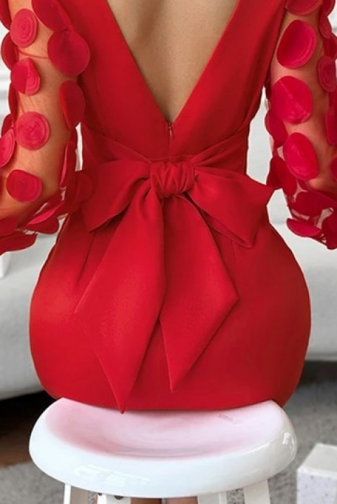 Sukienka PIESELMA, Kolor : czerwony, IVET.PL - Modna odzież