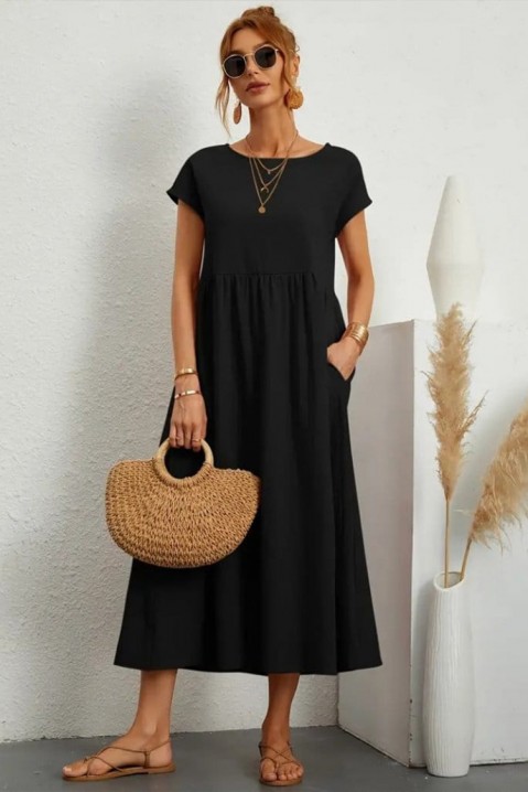 Sukienka BOTEGRA BLACK, Kolor : czarny, IVET.PL - Modna odzież