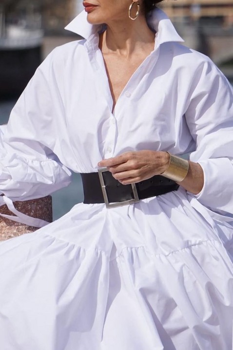 Sukienka AMISANA, Kolor : biały, IVET.PL - Modna odzież