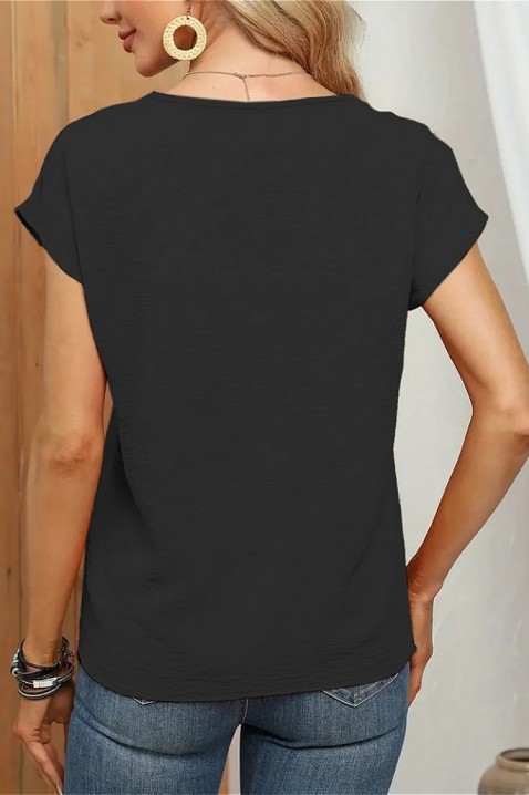 T-shirt KREAMOLDA BLACK, Kolor : czarny, IVET.PL - Modna odzież