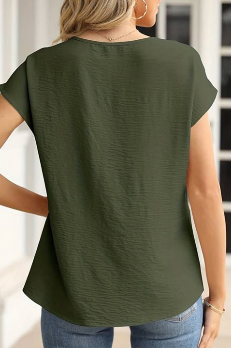 T-shirt KREAMOLDA KHAKI, Kolor : khaki, IVET.PL - Modna odzież