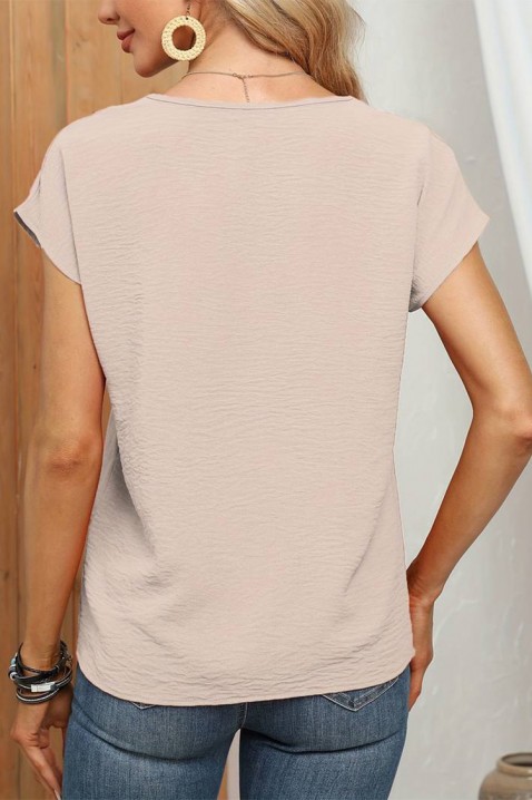 T-shirt KREAMOLDA BEIGE, Kolor :  beżowy, IVET.PL - Modna odzież